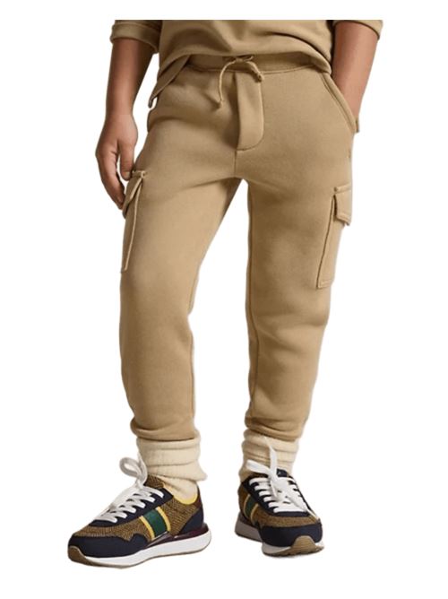Pantaloni da bambino in misto cotone, cargo, colore vintage khaki. POLO RALPH LAUREN | 322892354017